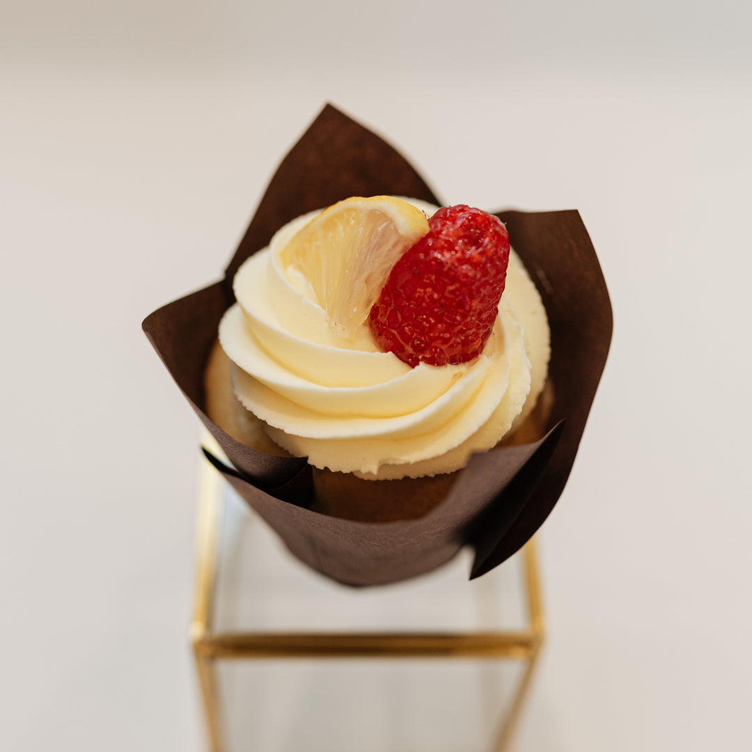 Spring Berry Lemon Cupcake