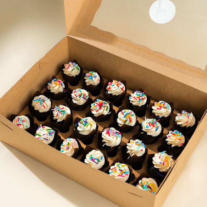 Mini Sprinkles Cupcakes