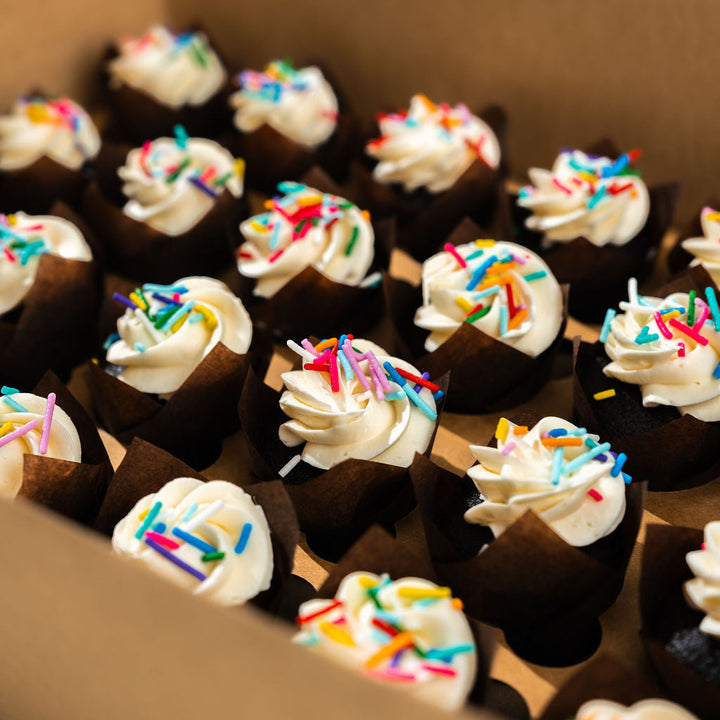 Mini Sprinkles Cupcakes