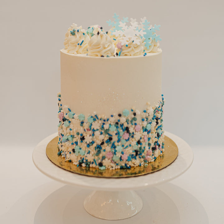 Frosted Sprinkles Cake