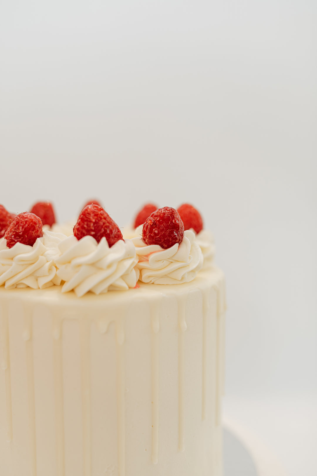 White Chocolate Raspberry Cake