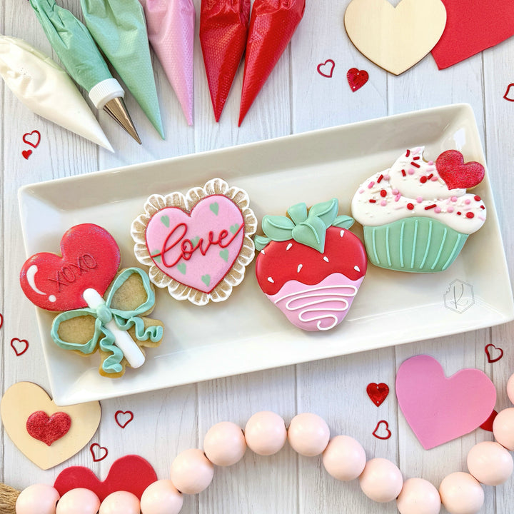 Champagne & Ice: Valentine's Cookie Class with Andi of Kirkie Kookies