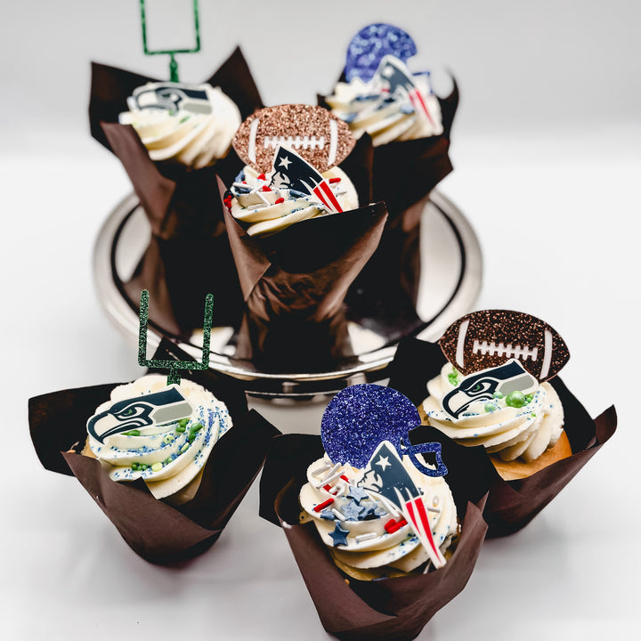 Football Cupcakes